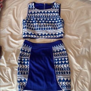 Adorable blue 2 piece set from a boutique